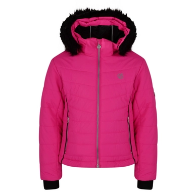 Ski Jas Dare2B Girls Predate Jacket Cyber Pink