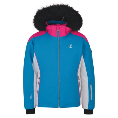 Ski Jacket Dare2B Girls Vast Atlantic Blue Cyber Pink