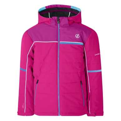 Ski Jas Dare2B Girls Initiator Jacket Cyber Pink Fushcia Pink