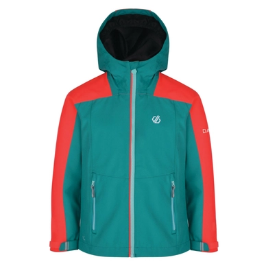 Jacket Dare2B Kids Avail Caribbean Green Fiery Coral