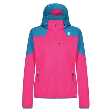 Jas Dare2B Women Inquire Softshell Cyber Pink Blue Jewel