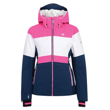 Ski Jas Dare2B Women Avowal Jacket Blue Wing White
