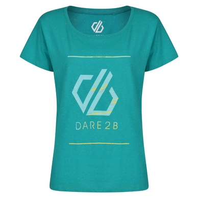 T-Shirt Dare2B Women Glow Up Tee Caribbean Green
