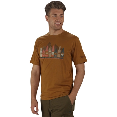 T-Shirt Regatta Mens Cline Dark Cumin