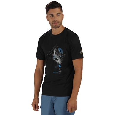 T-Shirt Regatta Mens Fingal II Black