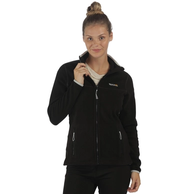 Fleece Regatta Womens Floreo II Black Seal Grey