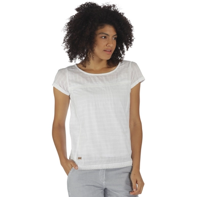 T-Shirt Regatta Feronia White Dobby Damen
