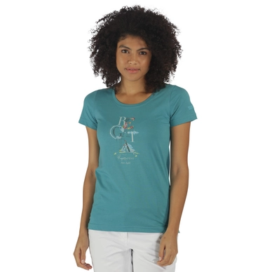 T-Shirt Regatta Filandra Pagoda Blau Damen