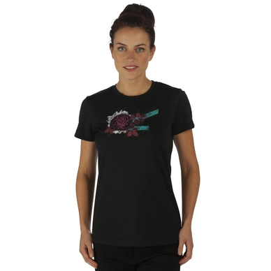 T-Shirt Regatta Fingal II Schwarz Damen