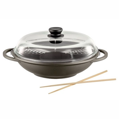 Wokpan Berndes Bonanza Met Glazen Deksel 32 cm