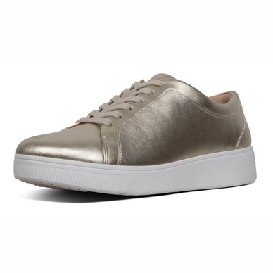 FitFlop Women Rally Sneaker Leather Platino