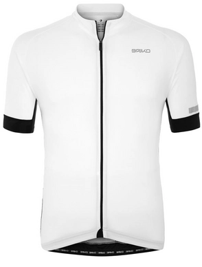 Fietsshirt Briko Classic Side Jersey New White Black