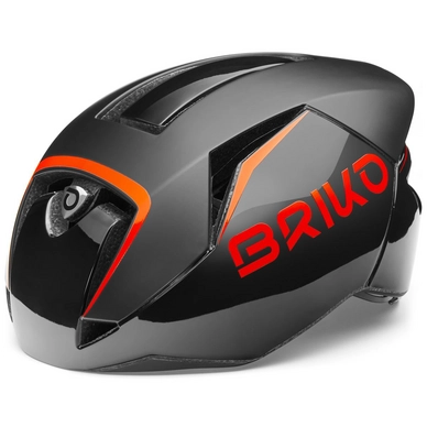 Fietshelm Briko Gass Fluid Inside Black Orange Fluo