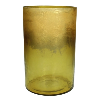Kandelaar HD Living Yellow 15 x 15 x 24 cm