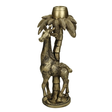 Kandelaar HD Living Giraffe Gold 10 x 10 x 23,5 cm