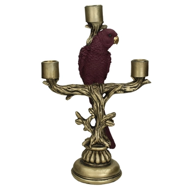 Kandelaar HD Living Parrot Purple 9,5 x 22 x 31,5 cm