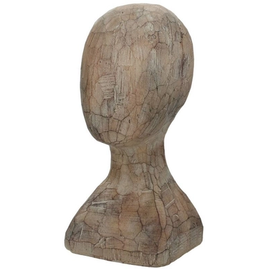Ornament HD Living Head Brown 14 x 15,5 cm