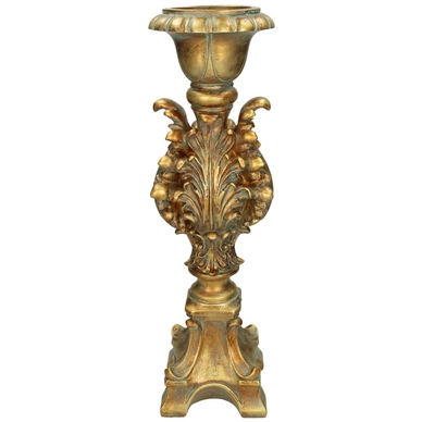 Kandelaar HD Living Baroque Gold 13 x 13 x 45 cm