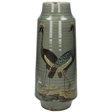 Vaas HD Living Crane Bird Grey 15,2 x 15,2 x 35,7 cm