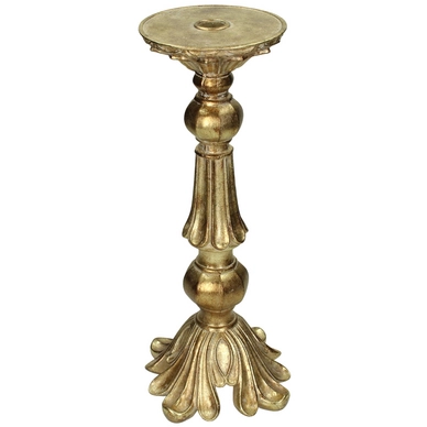 Kandelaar HD Living Gold 17 x 17 x 38 cm