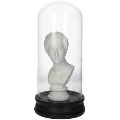 Ornament HD Living Dome Lady White 14 x 14 cm