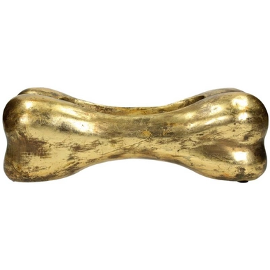 Bloempot HD Living Dog Bone Gold 14 x 36,4 x 12 cm