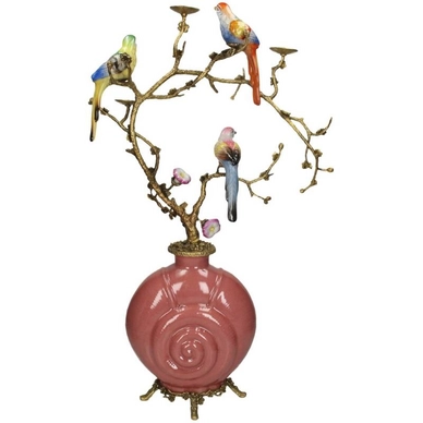 Ornament HD Living Birds Pink 19 x 41 cm