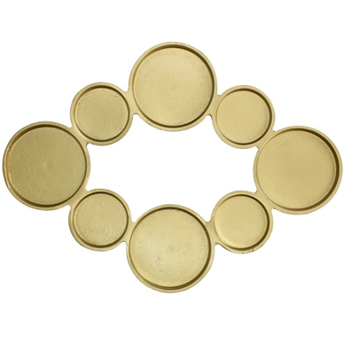 Kandelaar HD Living Gold 30 x 45 x 1,75 cm
