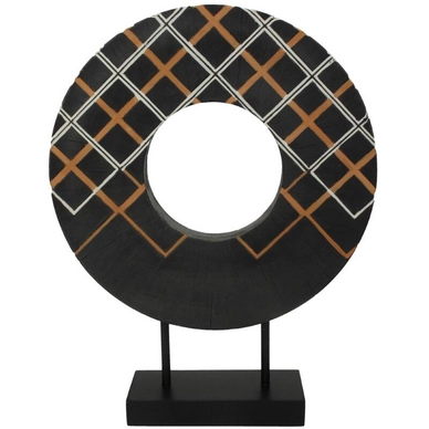 Ornament HD Living Scale Black 7 x 28 cm
