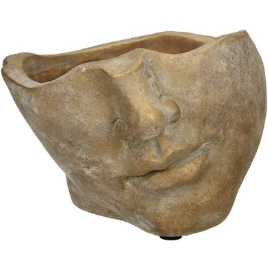 Bloempot HD Living Face Gold 19 x 21,5 x 14 cm