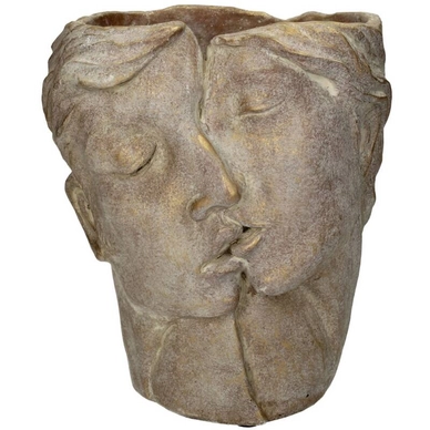 Bloempot HD Living Half Face Gold 16,5 x 19,5 x 22 cm
