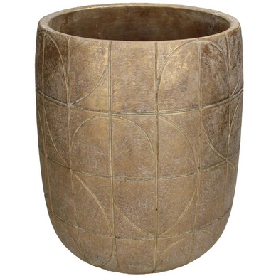 Bloempot HD Living Geometric Gold 24,5 x 24,5 x 28 cm