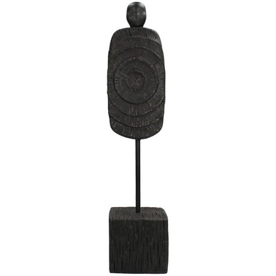 Ornament HD Living Figure Black 9,7 x 10,5 cm
