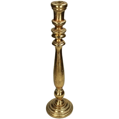Kandelaar HD Living Gold 12,5 x 12,5 x 48 cm