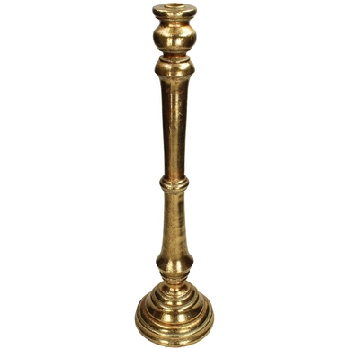 Kandelaar HD Living Gold 15 x 15 x 55 cm