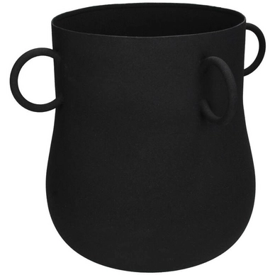 Bloempot HD Living Black 32 x 32 x 26,5 cm