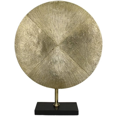 Ornament HD Living Disk Gold 10 x 40 cm