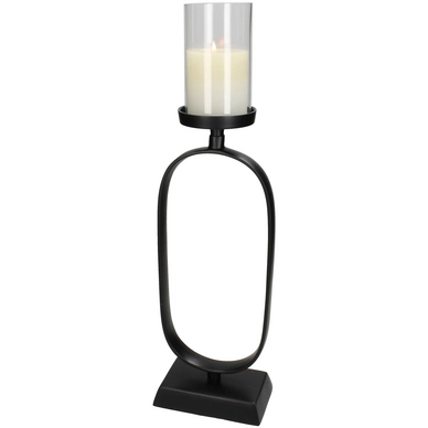 Kandelaar HD Living Black 9 x 15 x 48 cm