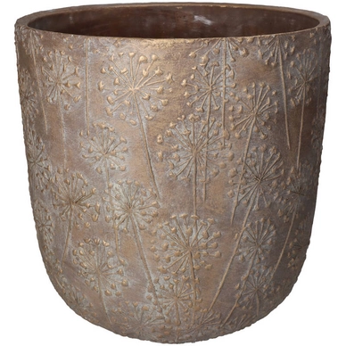 Bloempot HD Living Hogweed Gold 30 x 30 x 30 cm