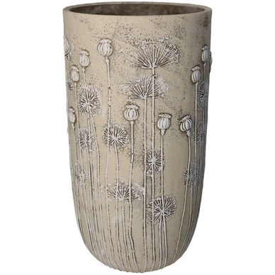 Bloempot HD Living Flowers Ivory 21 x 21 x 40 cm