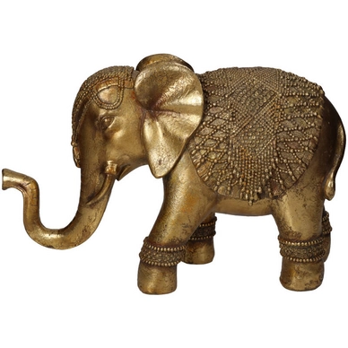 Ornament HD Living Elephant Gold 12,5 x 35 cm