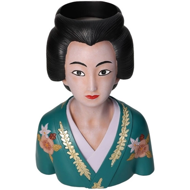Bloempot HD Living Geisha Petrol 13,8 x 18,5 x 25,8 cm