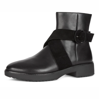 FitFlop Mona™ Buckle Ankle Boots All Black Damen