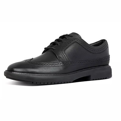 FitFlop Men Odyn Borgue Lace Up Leather All Black