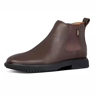 FitFlop Men Lamont Chelsea Boot Leather Chocolate Brown