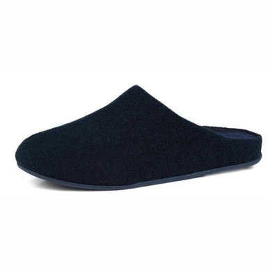 FitFlop Men Shove Felt Slippers Midnight Navy