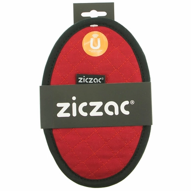 Pannenlap ZicZac Magnet Rood (set van 2)
