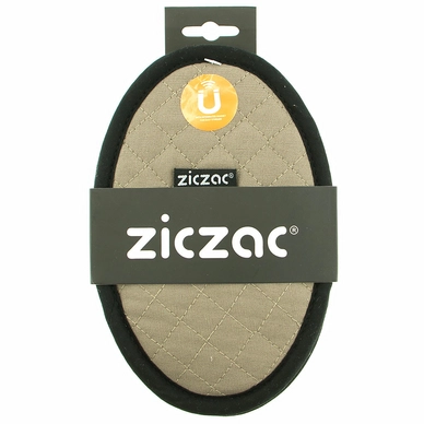 Pannenlap ZicZac Magnet Taupe (set van 2)