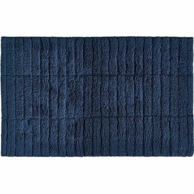 Badematte Zone Denmark Tiles Dark Blue