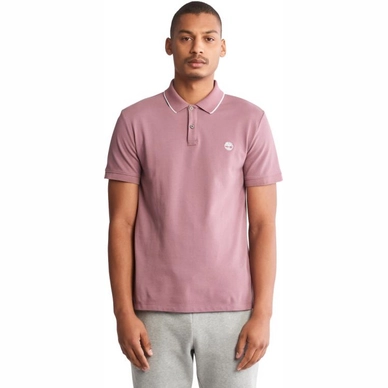 Polo Timberland SS Jacquard YD Grape Shake Herren